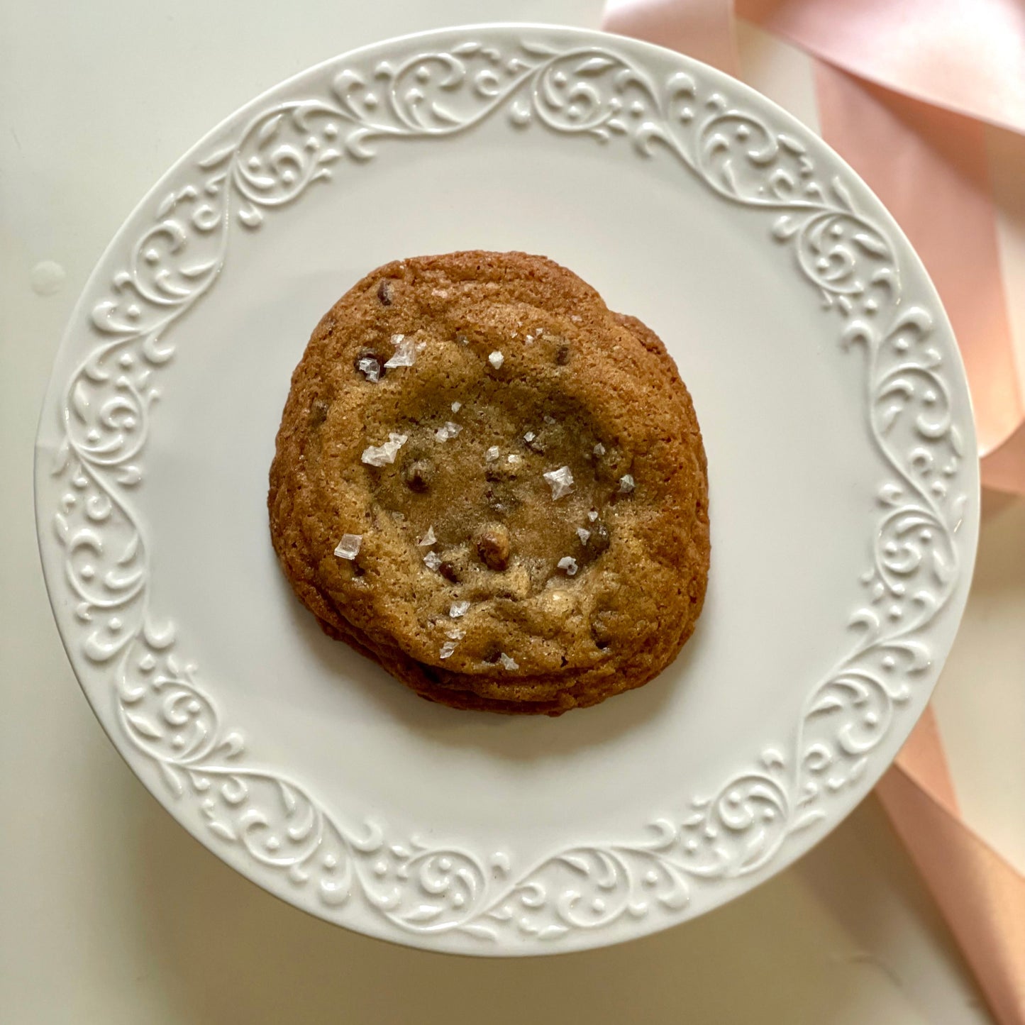 party for one! large brown butter chocolate chip cookie (1)