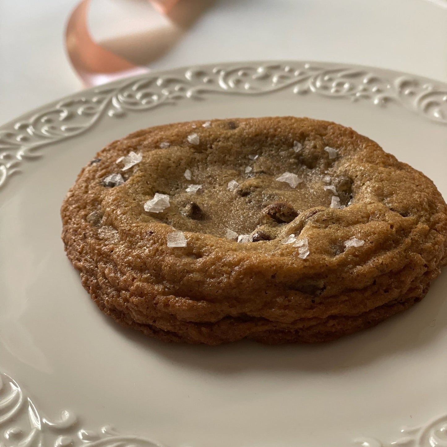 party for one! large brown butter chocolate chip cookie (1)