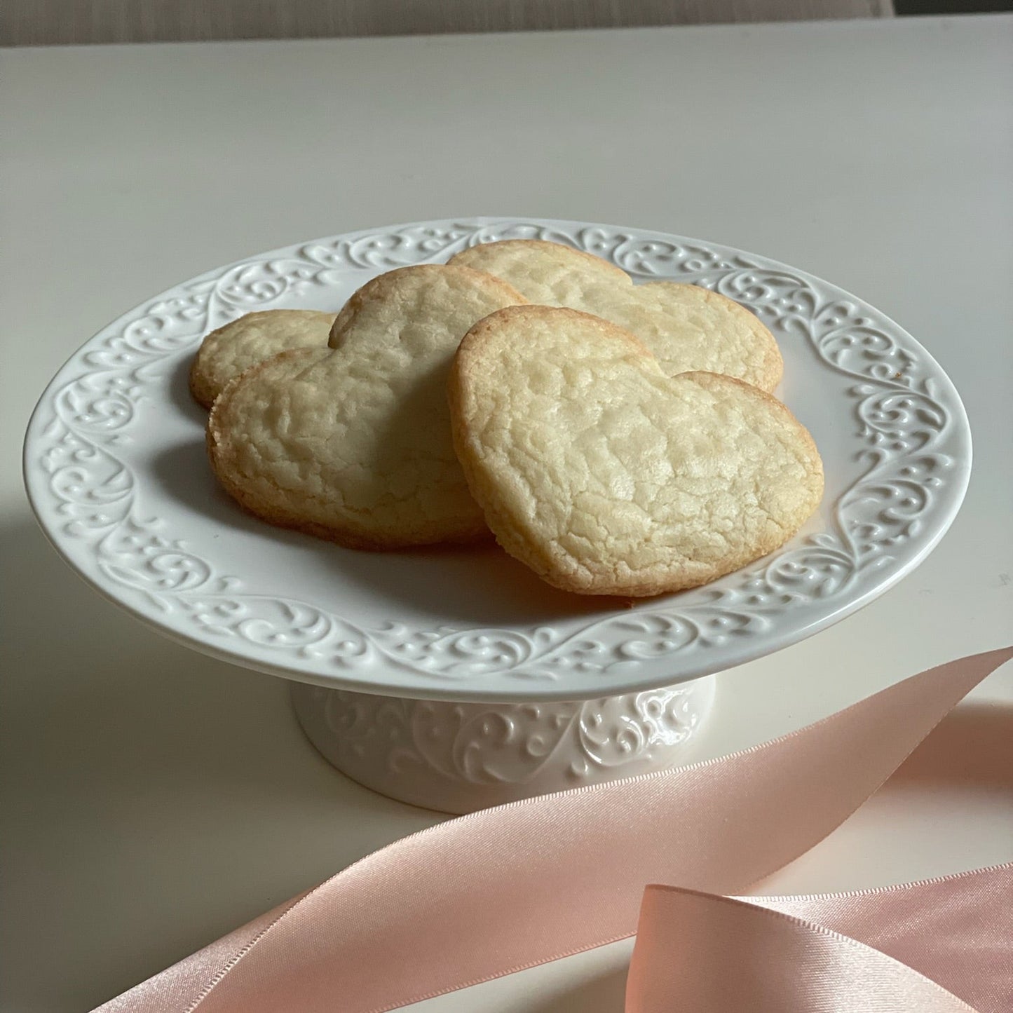 heart shaped sugar cookies (8)