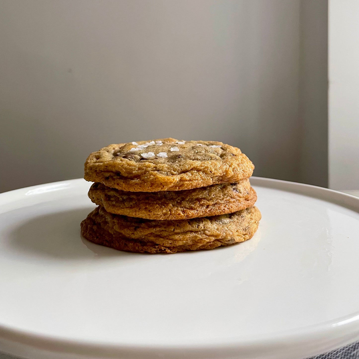 three's a crowd! large brown butter chocolate chip cookies (3)