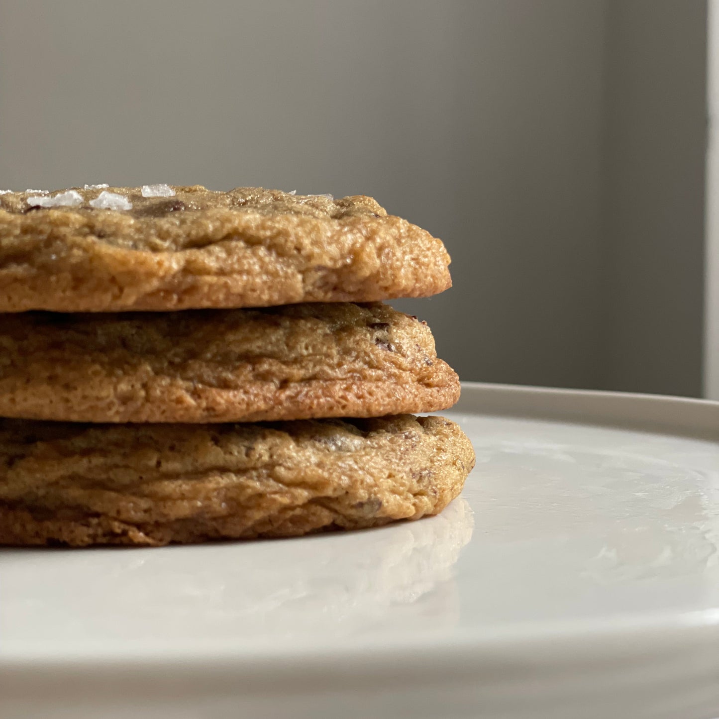 three's a crowd! large brown butter chocolate chip cookies (3)